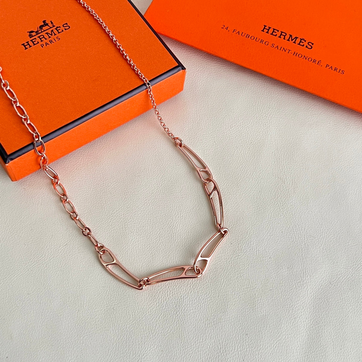 Horse Pendant Necklace in Polished Metal-Tone – Design 026 detail view