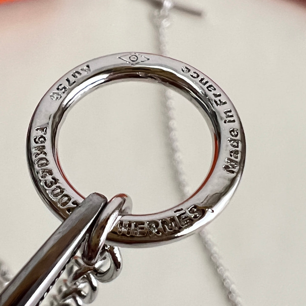 Horse Pendant Necklace in Polished Metal-Tone – Design 021 detail view