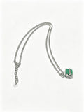 Signature Motif Pendant Necklace in Silver-Tone – Vintage Detail – Design 13 main product view