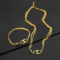 Signature Emblem Bracelet in Gold-Tone – Design 008 main product view