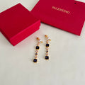 Signature Emblem Stud Earrings in Polished Metal-Tone – Design 07 main product view
