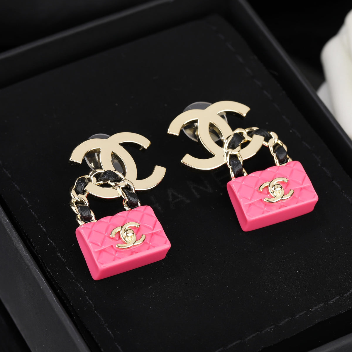 Signature Emblem Statement Earrings in Polished Metal-Tone – Design 031 styled product view