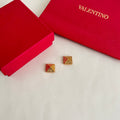 Signature Emblem Statement Earrings in Polished Metal-Tone – Design 07 main product view