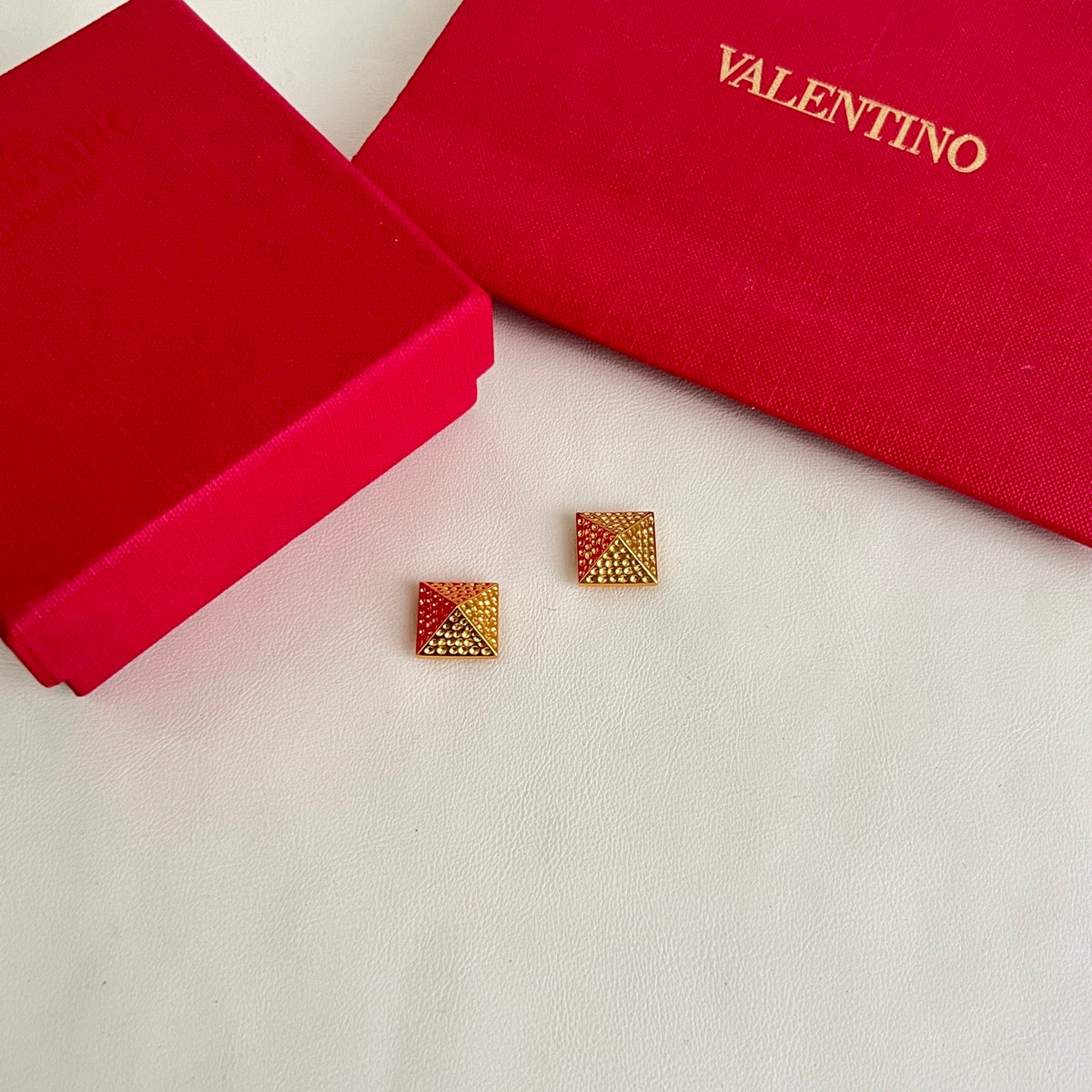 Signature Emblem Statement Earrings in Polished Metal-Tone – Design 07 main product view