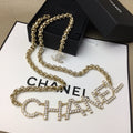 Signature Emblem Jewelry Accessory in Gold-Tone – White Detail – Design 003 main product view