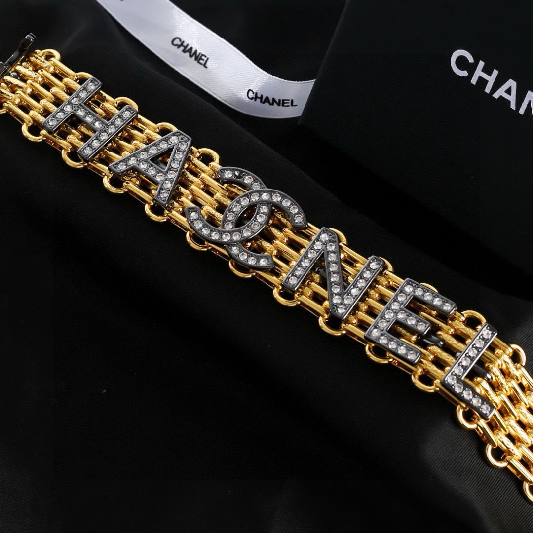 Signature Emblem Jewelry Accessory in Gold-Tone – Design 018 detail view