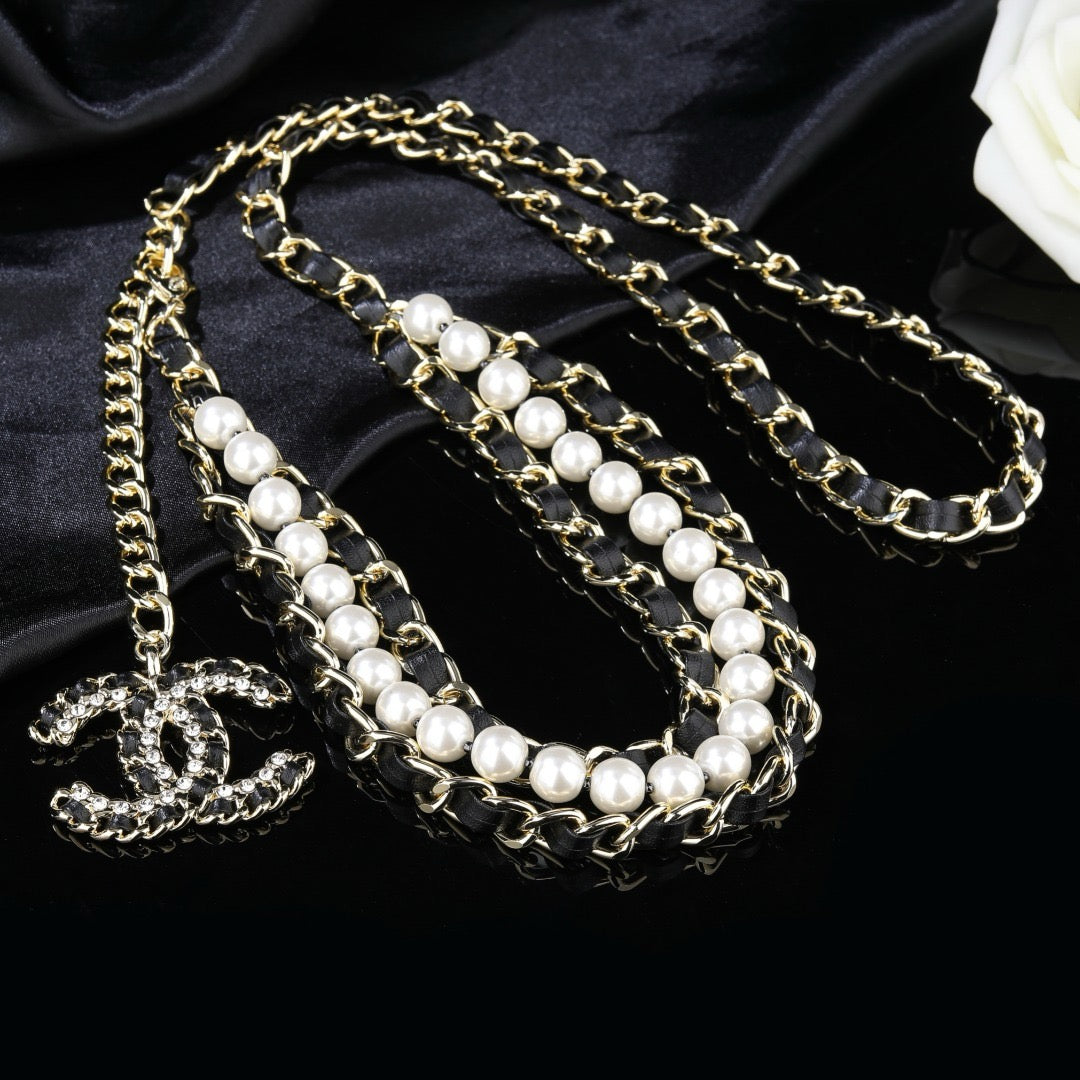 Signature Emblem Jewelry Accessory in Gold-Tone – Design 017 styled product view