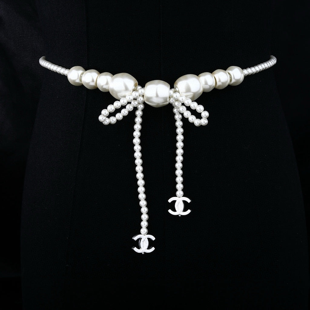 Signature Emblem Jewelry Accessory in Polished Metal-Tone – Design 038 front product view
