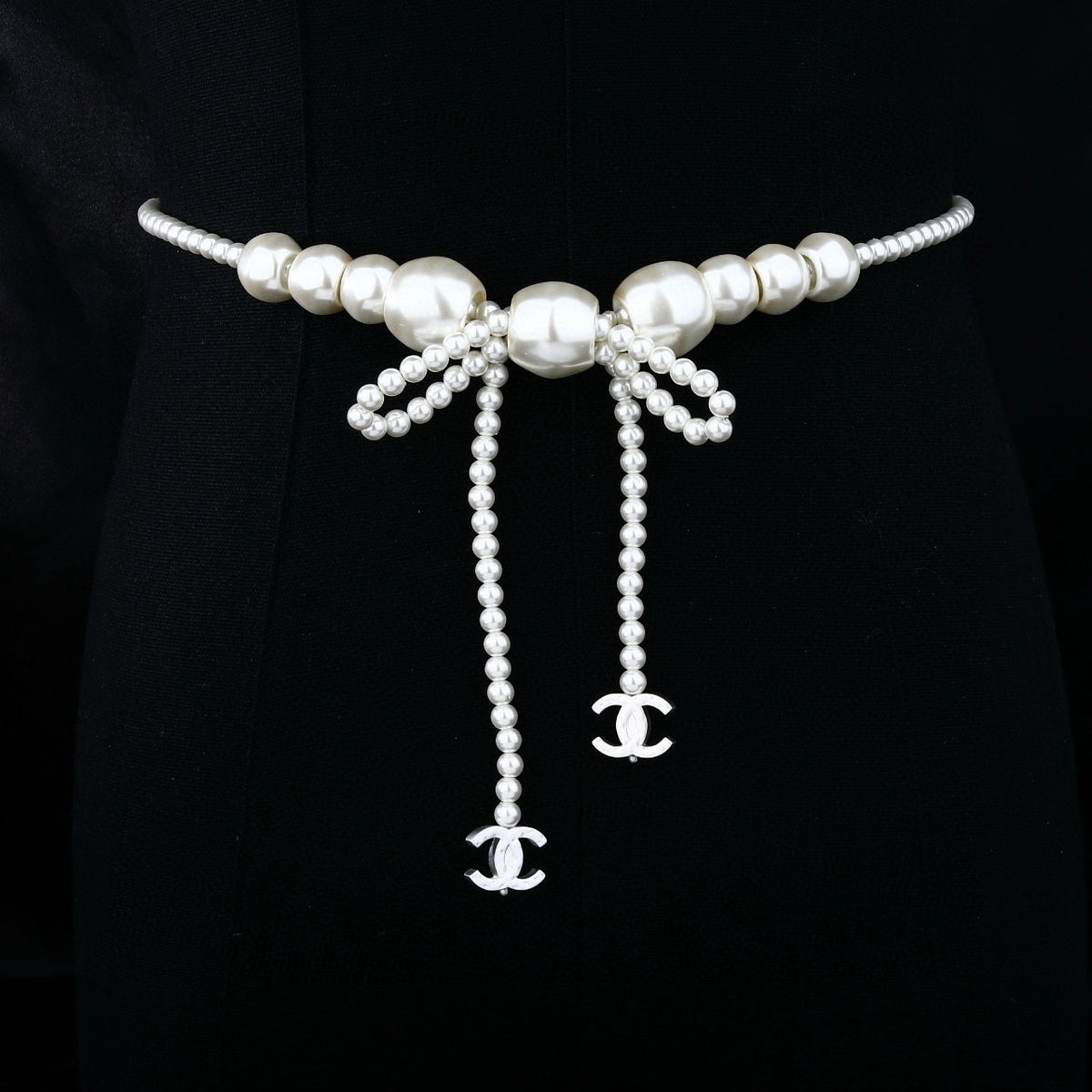 Signature Emblem Jewelry Accessory in Polished Metal-Tone – Design 038 front product view
