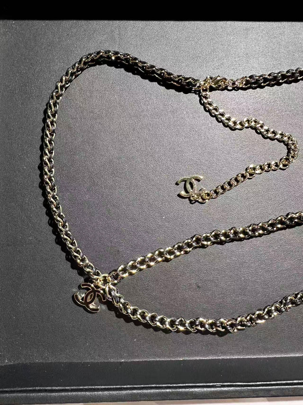 Signature Emblem Jewelry Accessory in Polished Metal-Tone – Design 035 detail view