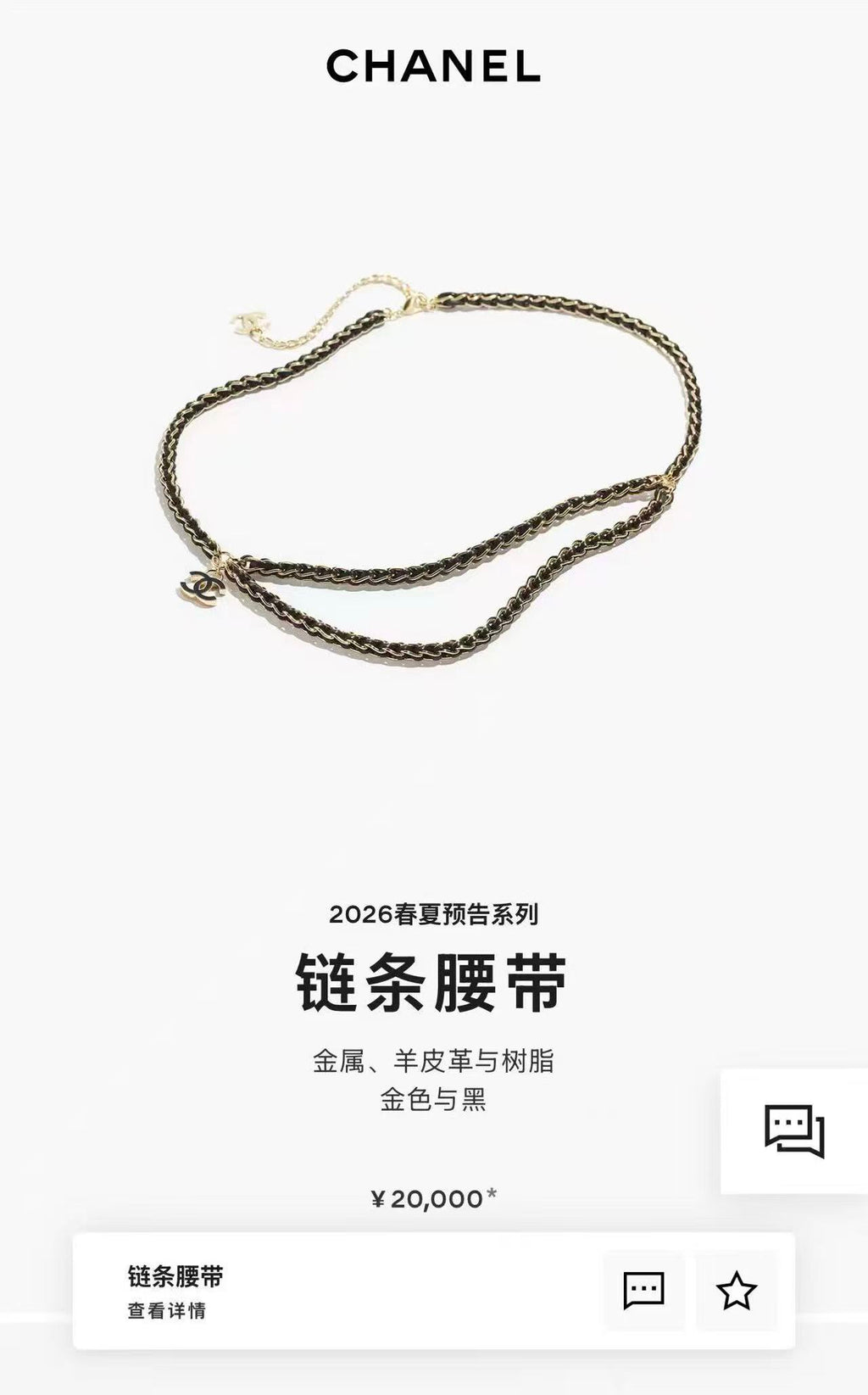 Signature Emblem Jewelry Accessory in Polished Metal-Tone – Design 035 main product view