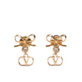 Signature Emblem Stud Earrings in Gold-Tone – Design 16 main product view