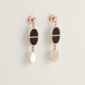 Toggle Stud Earrings in Polished Metal-Tone – Toggle Detail – Design 002 main product view