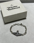 Orb-Inspired Emblem Bracelet in Silver-Tone – Vintage Detail – Design 010 main product view