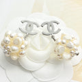 Pearl Pearl-Detail Stud Earrings – Pearl Detail – Design 011 main product view
