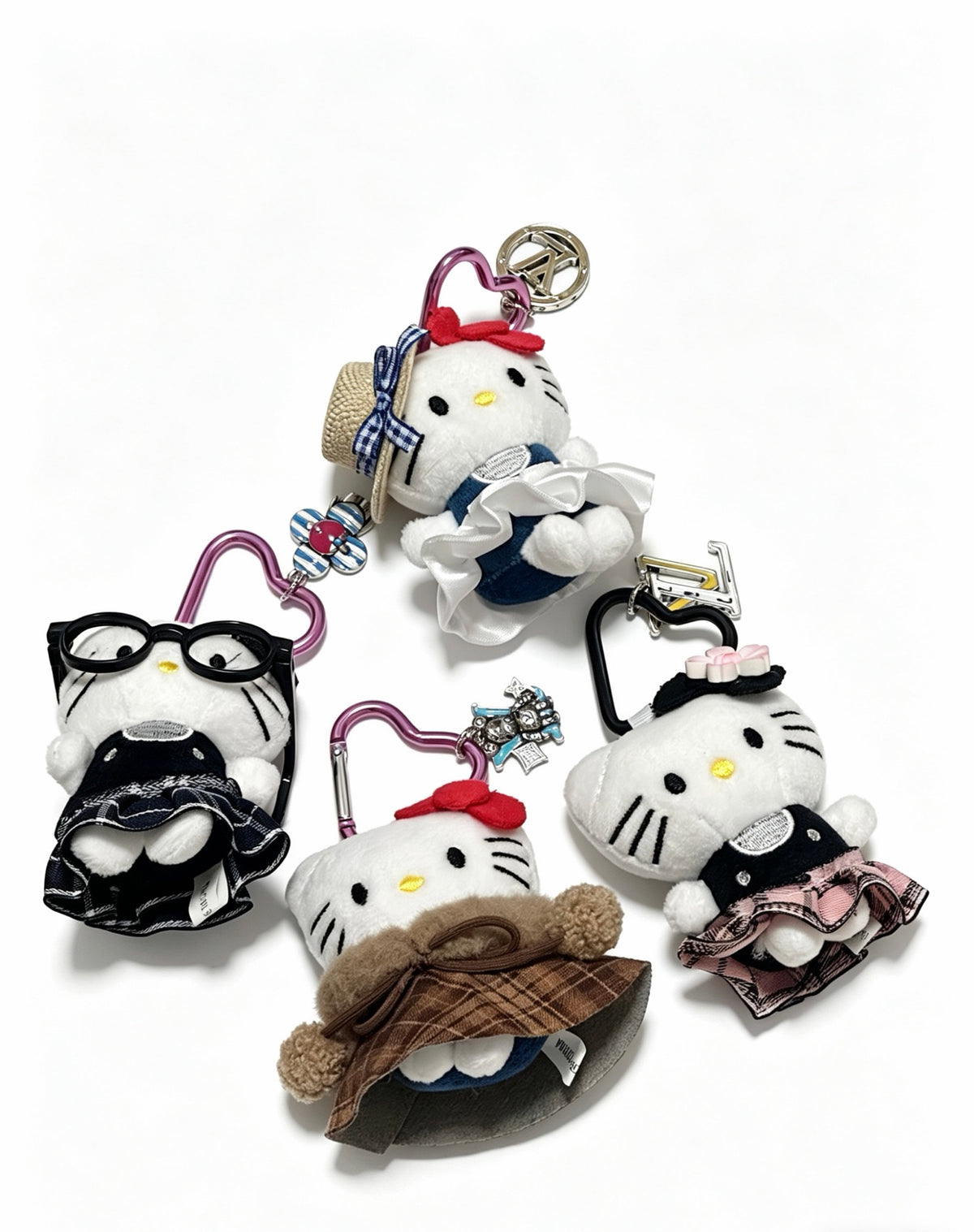 Bag Motif Keychain – Bag Detail – Design 068 front product view