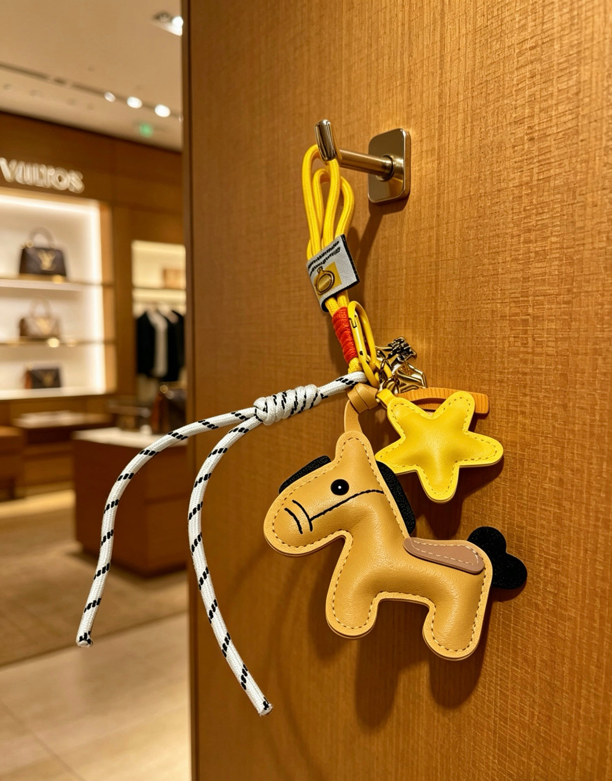 Bag Motif Keychain – Bag Detail – Design 059 main product view