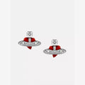 Orb Stud Earrings in Polished Metal-Tone – Design 016 main product view