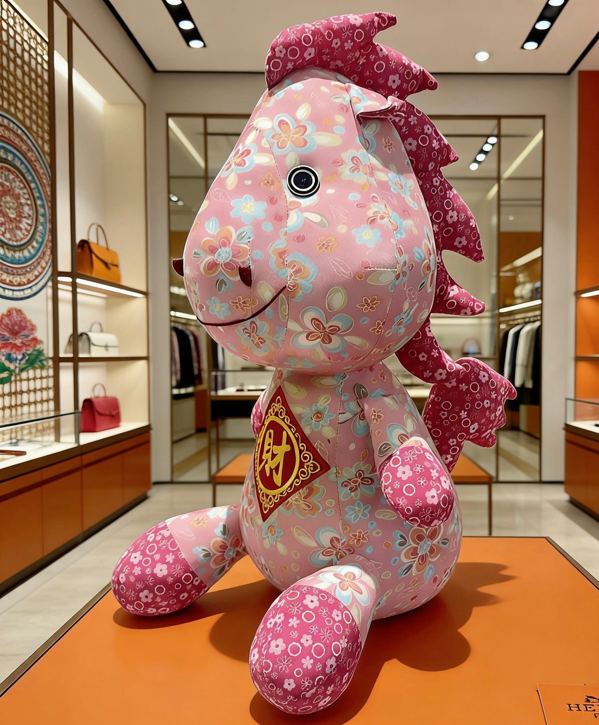 Horse Plush Figure – Design 001 front product view