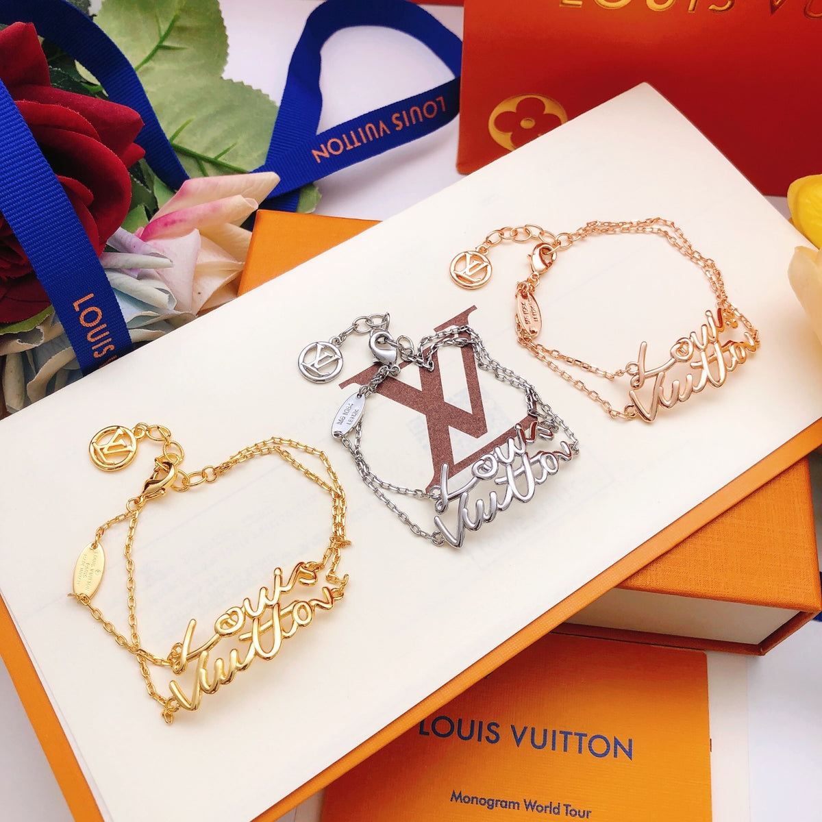 Geometric Emblem Bracelet in Gold-Tone – Design 021 detail view