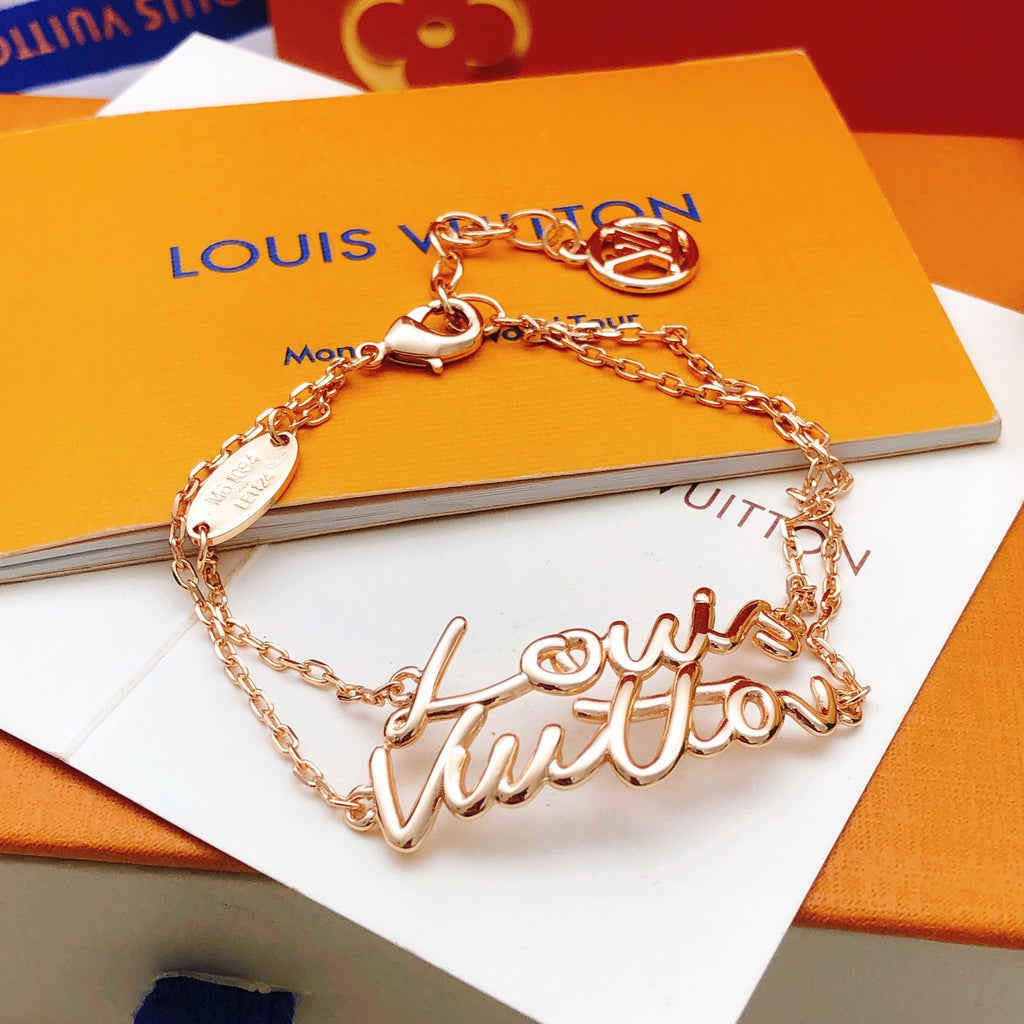 Geometric Emblem Bracelet in Rose-Gold-Tone – Rose Gold Detail – Design 004 main product view