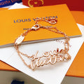 Geometric Emblem Bracelet in Rose-Gold-Tone – Rose Gold Detail – Design 004 main product view