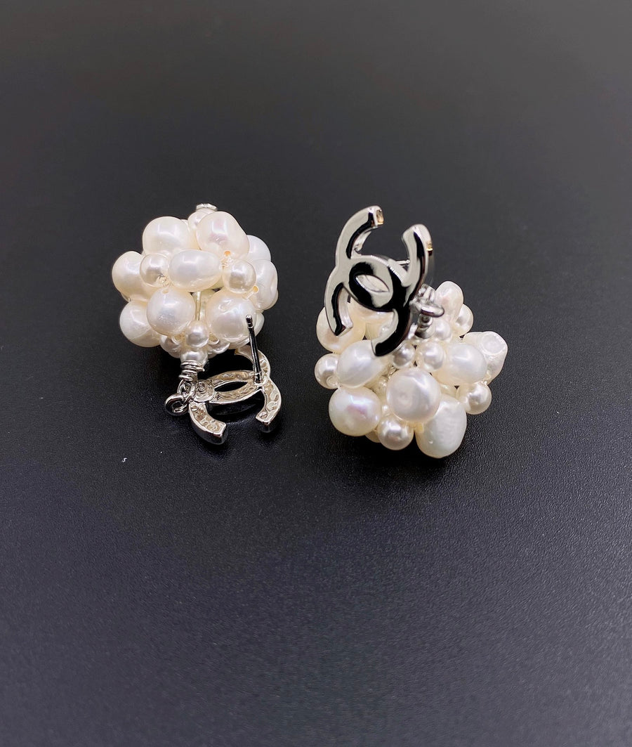 Pearl Pearl-Detail Statement Earrings – Pearl Detail main product view