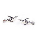 Arrow Stud Earrings in Gold-Tone – Arrow Detail – Design 004 main product view
