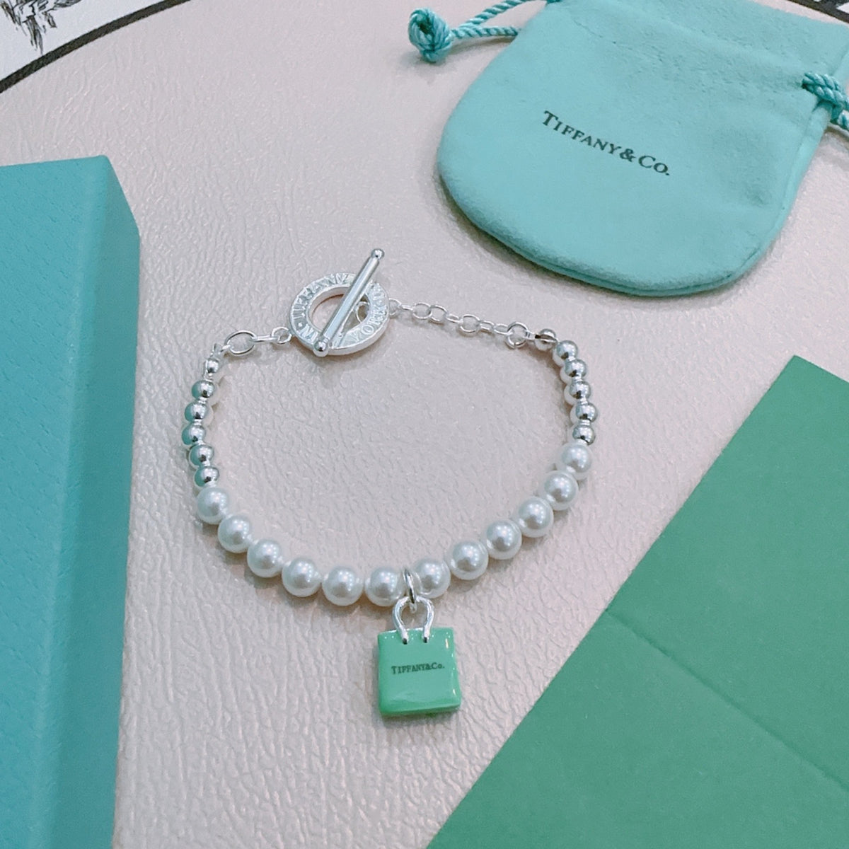 Signature Motif Bracelet in Silver-Tone – Vintage Detail – Design 69 front product view