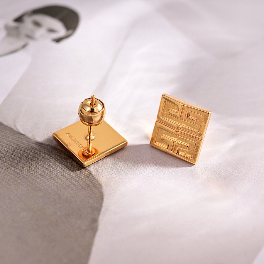 Infinity Drop Stud Earrings – Design 03 main product view
