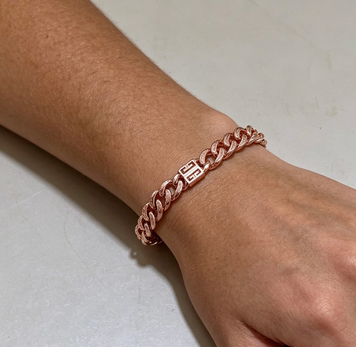 Floral Bracelet in Gold-Tone – Design 012 main product view