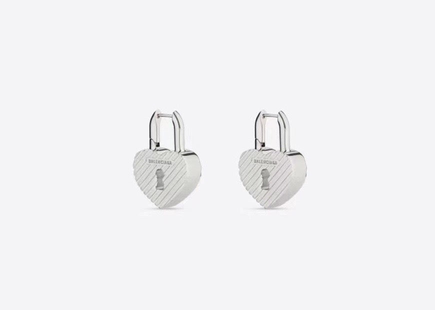 Ring Motif Statement Earrings in Gold-Tone – Design 007 front product view