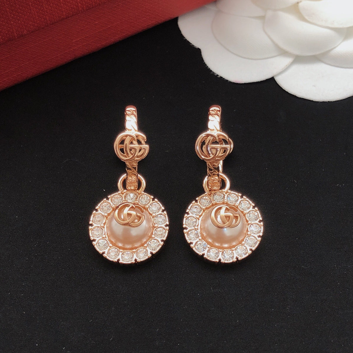 Geometric Emblem Jewelry Accessory in Rose-Gold-Tone – Design 002 main product view