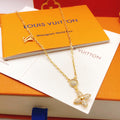 Geometric Emblem Pendant Necklace in Gold-Tone – Design 060 main product view