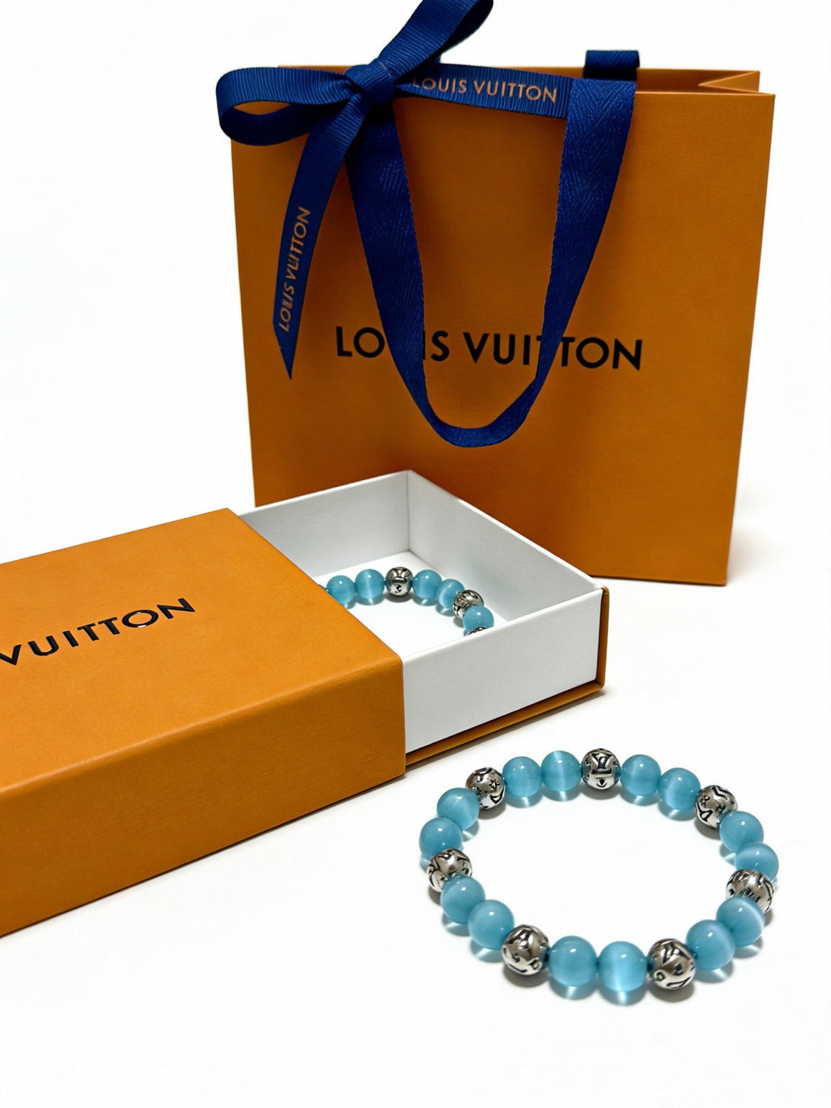 Geometric Emblem Bracelet in Silver-Tone – Design 027 front product view