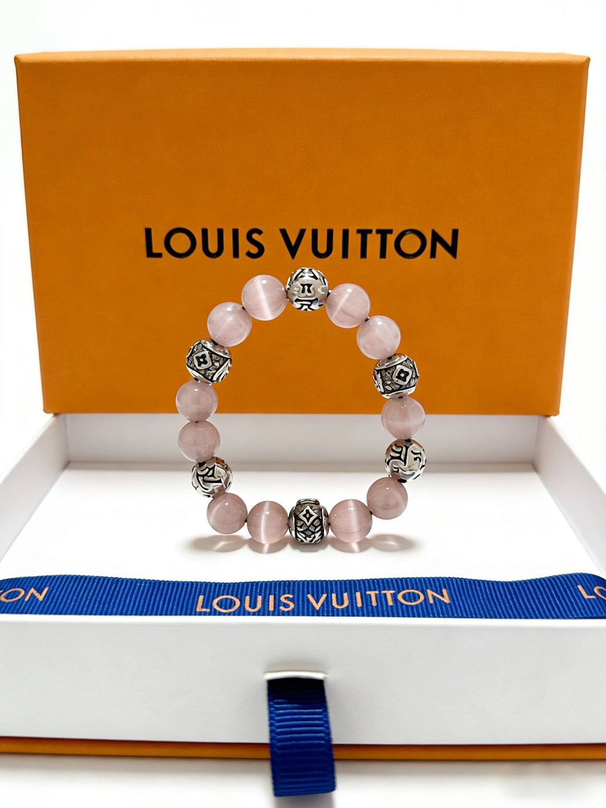 Geometric Emblem Bracelet in Silver-Tone – Design 024 main product view