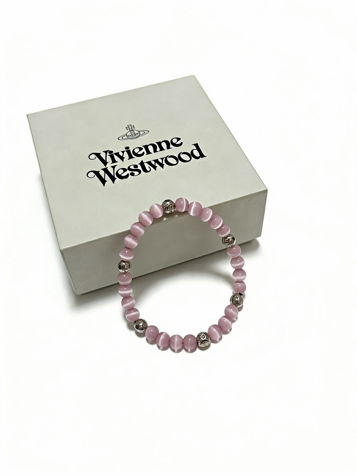 Orb-Inspired Emblem Bracelet in Silver-Tone – Vintage Detail – Design 012 styled product view