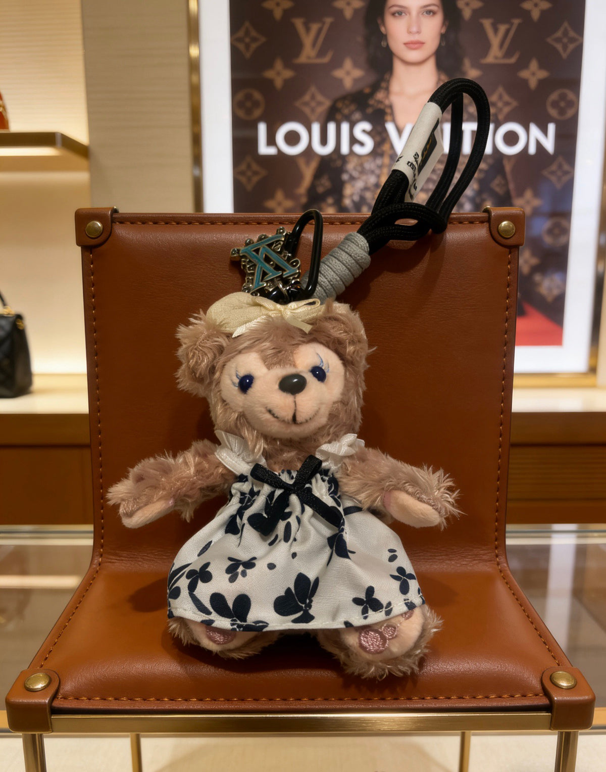 Bag Motif Keychain – Bag Detail – Design 094 side detail