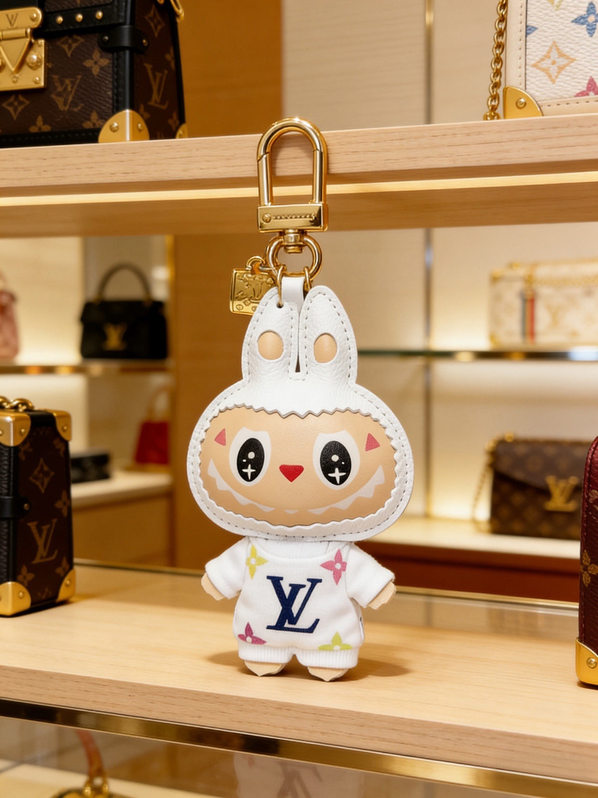 Bag Motif Keychain – Bag Detail – Design 093 styled product view