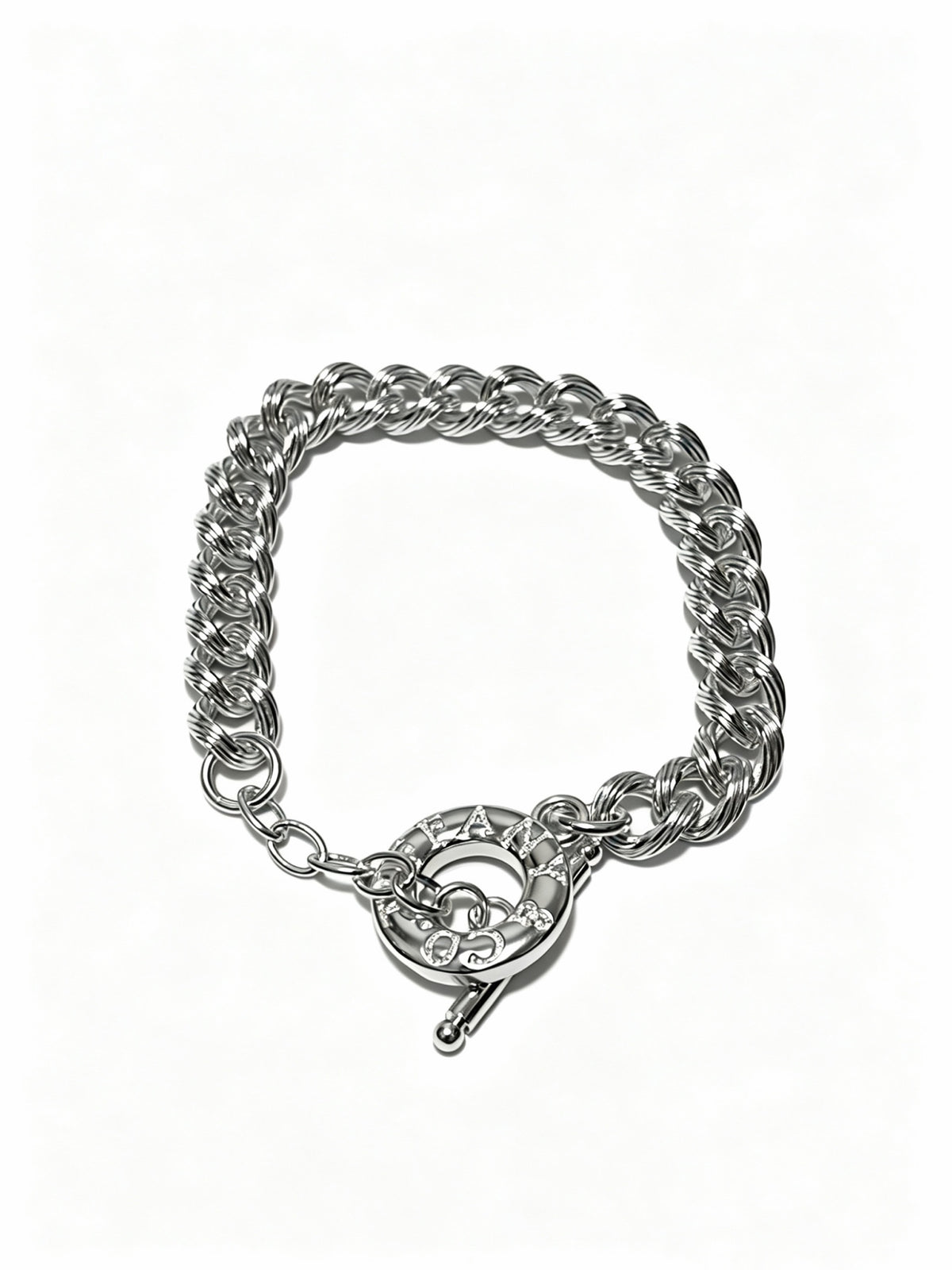 Signature Motif Bracelet in Silver-Tone – Vintage Detail – Design 80 main product view