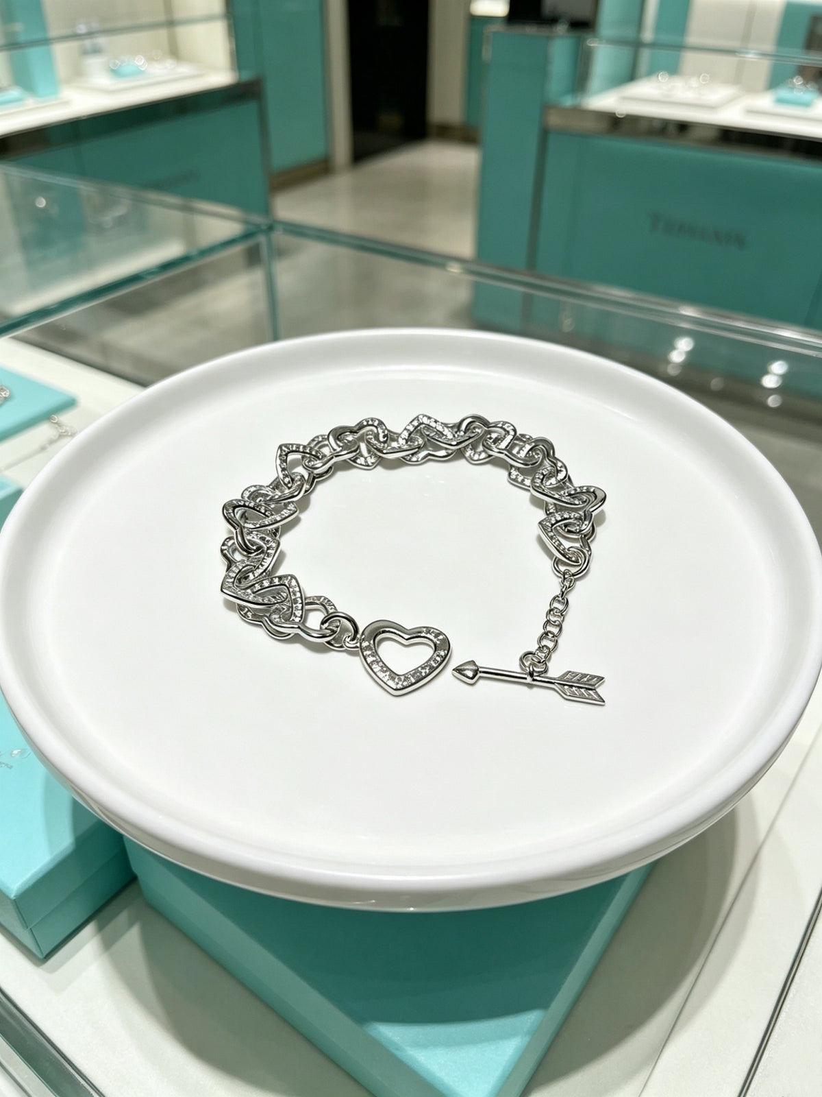 Signature Motif Bracelet in Silver-Tone – Vintage Detail – Design 78 styled product view