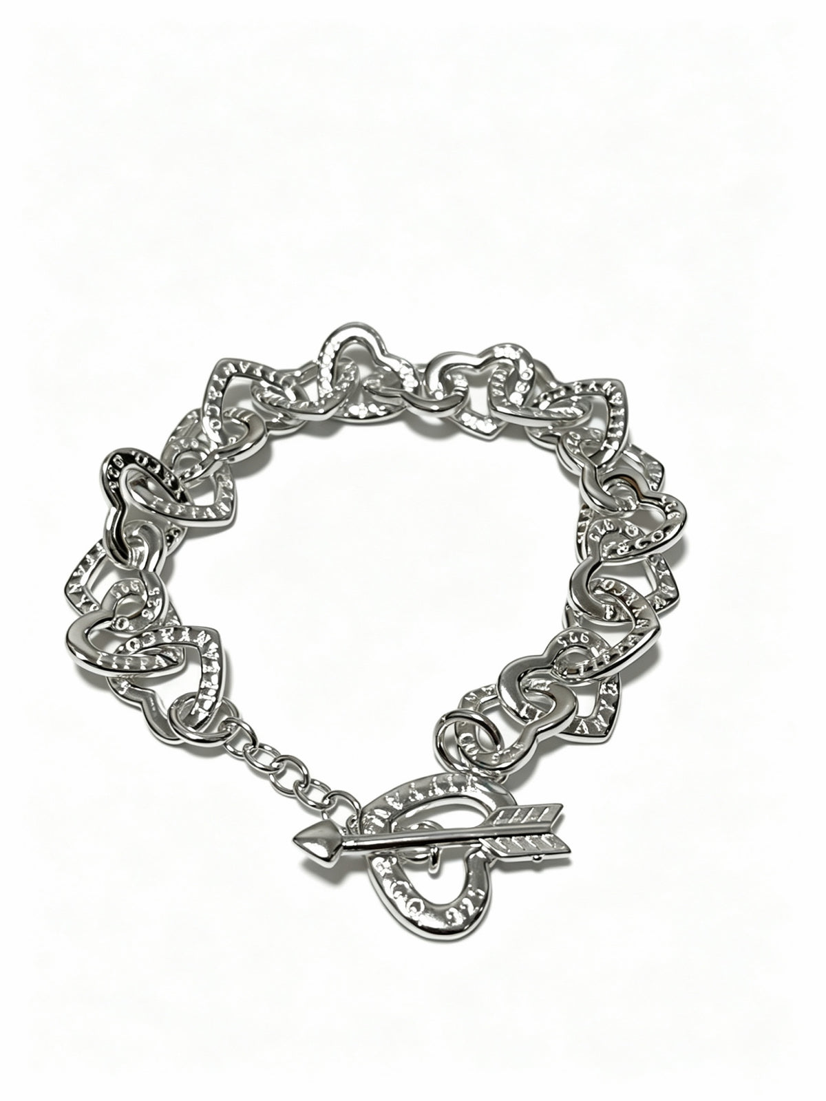 Signature Motif Bracelet in Silver-Tone – Vintage Detail – Design 78 main product view