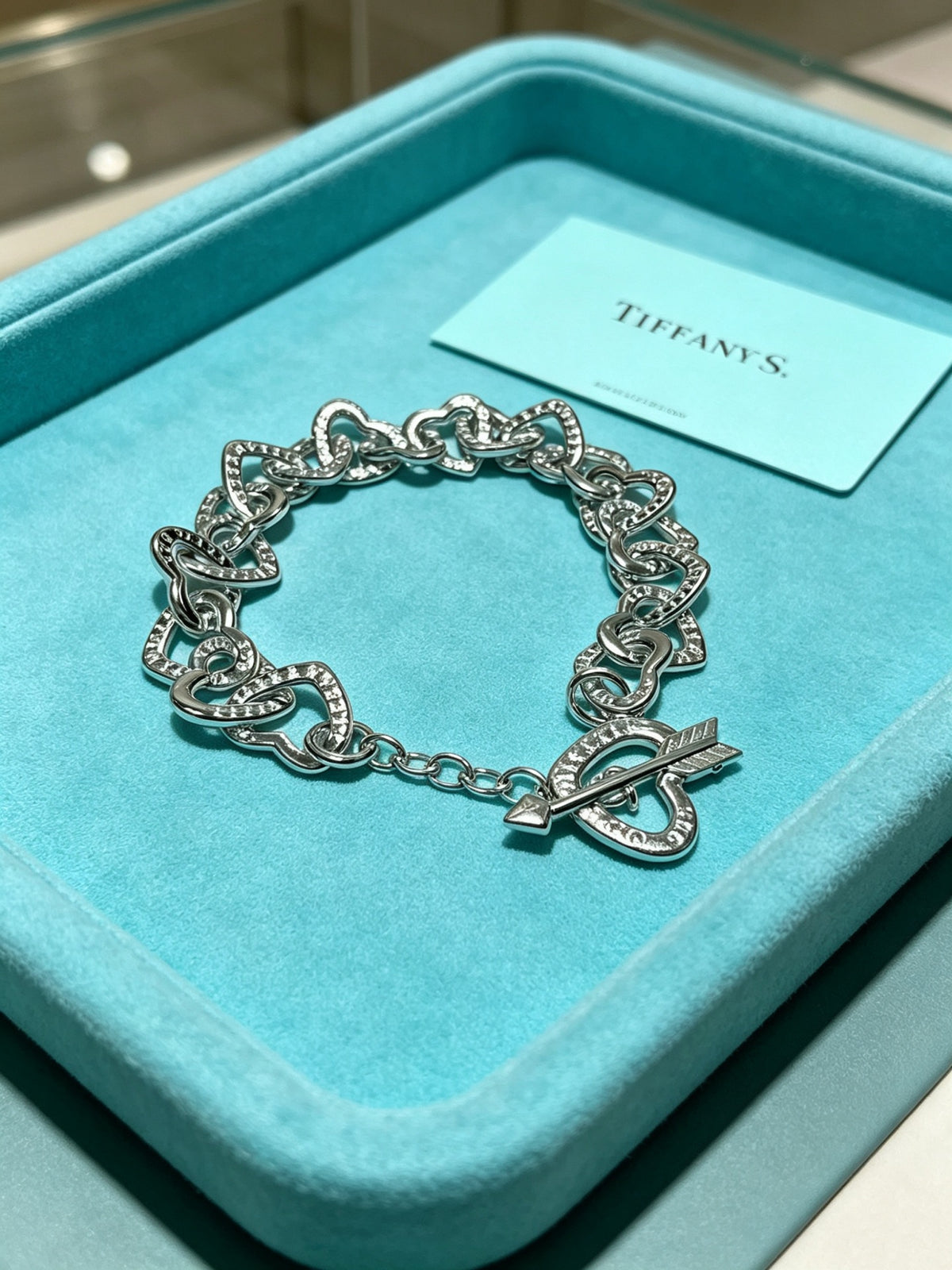 Signature Motif Bracelet in Silver-Tone – Vintage Detail – Design 78 side detail