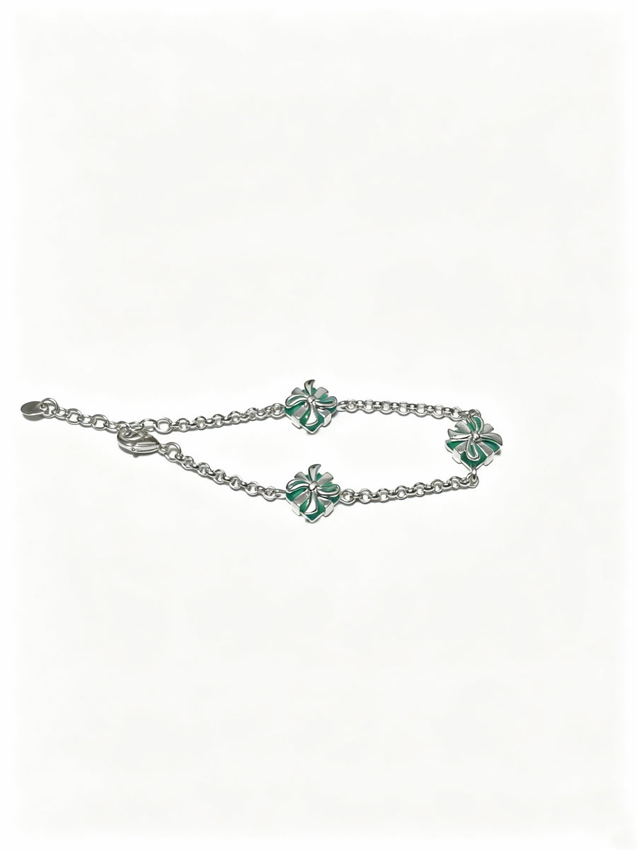 Signature Motif Bracelet in Silver-Tone – Vintage Detail – Design 76 main product view