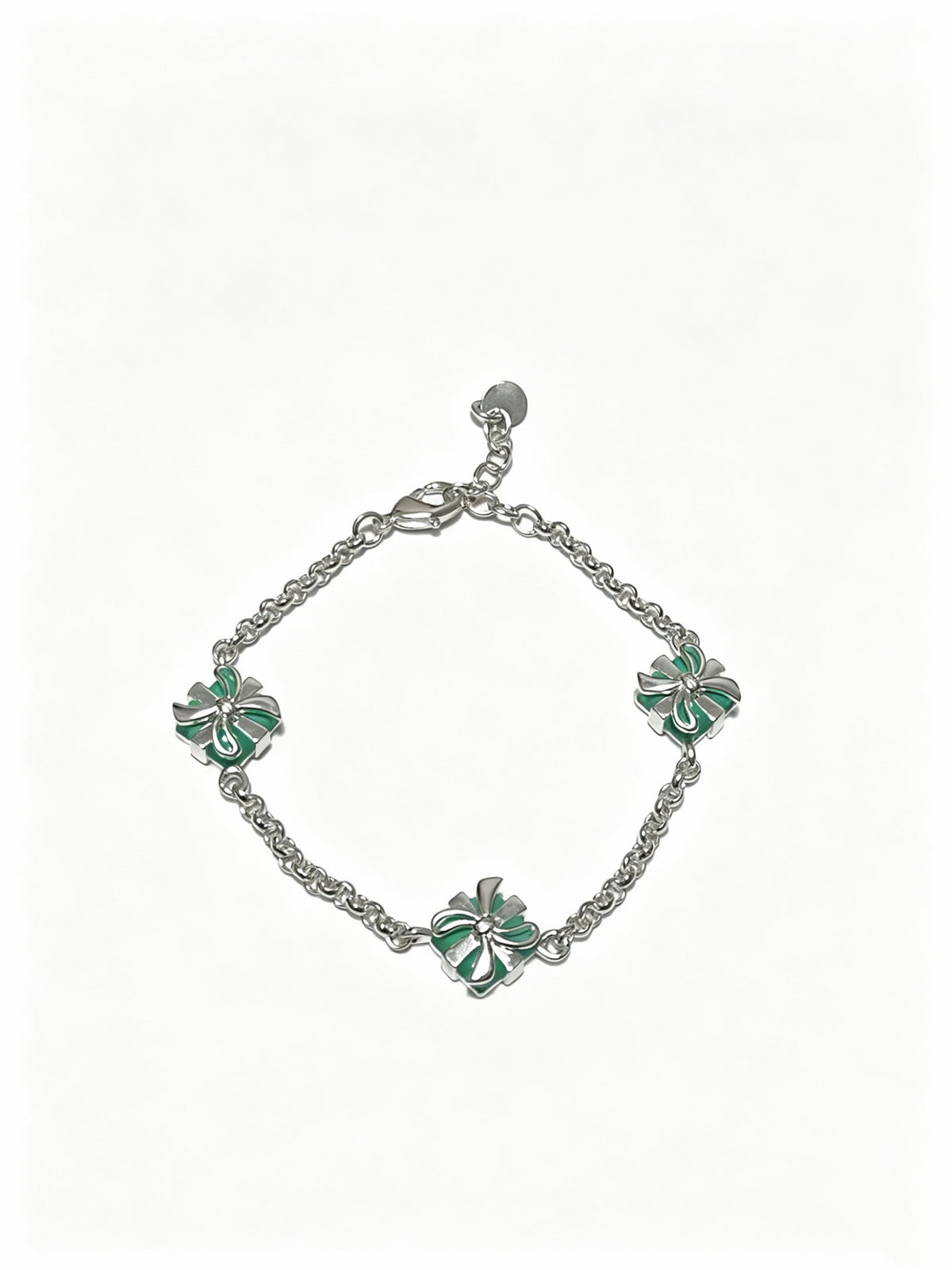 Signature Motif Bracelet in Silver-Tone – Vintage Detail – Design 76 detail view