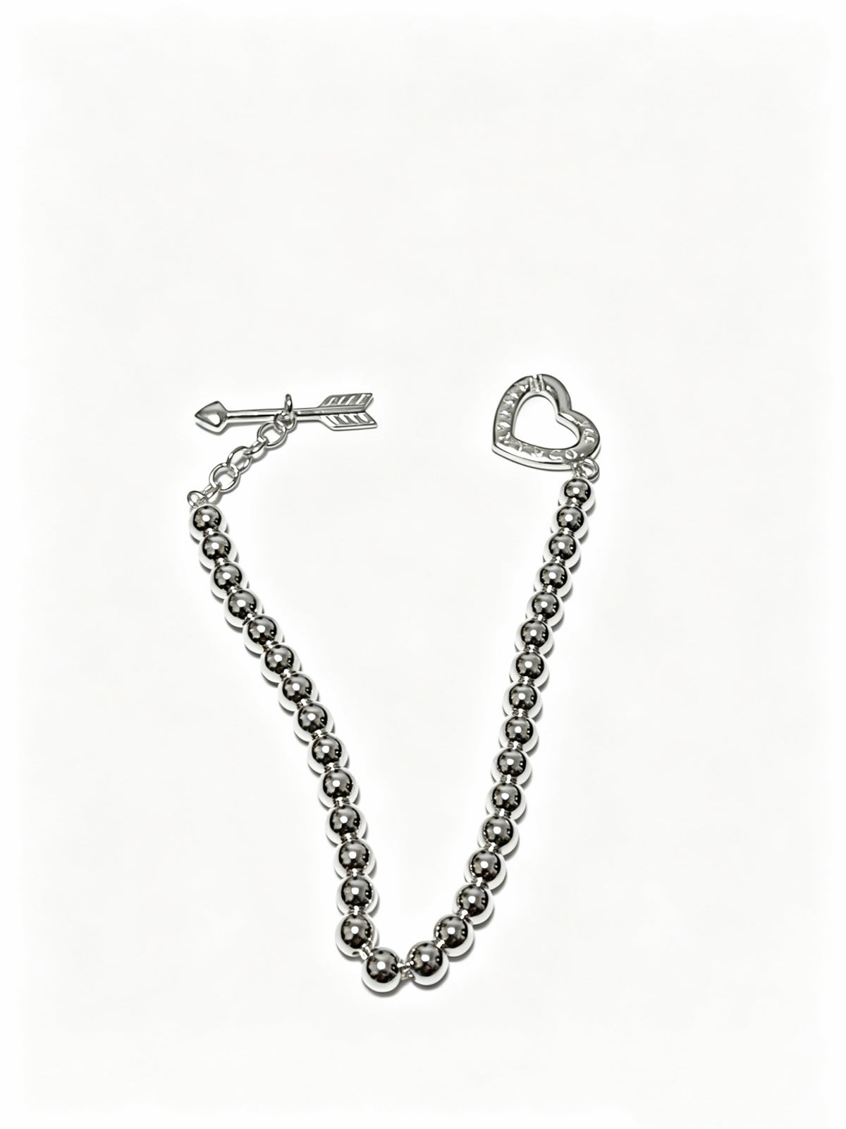 Signature Motif Bracelet in Silver-Tone – Vintage Detail – Design 73 front product view