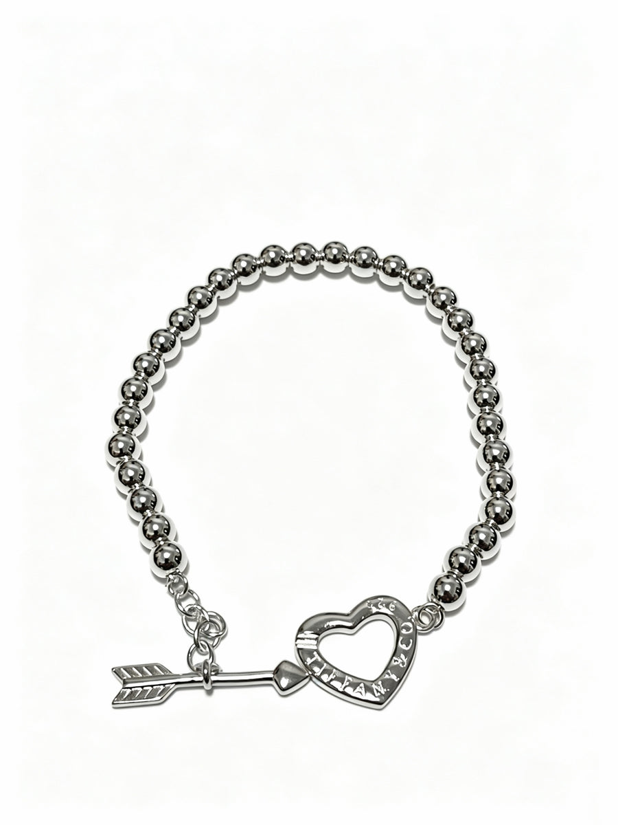 Signature Motif Bracelet in Silver-Tone – Vintage Detail – Design 73 main product view