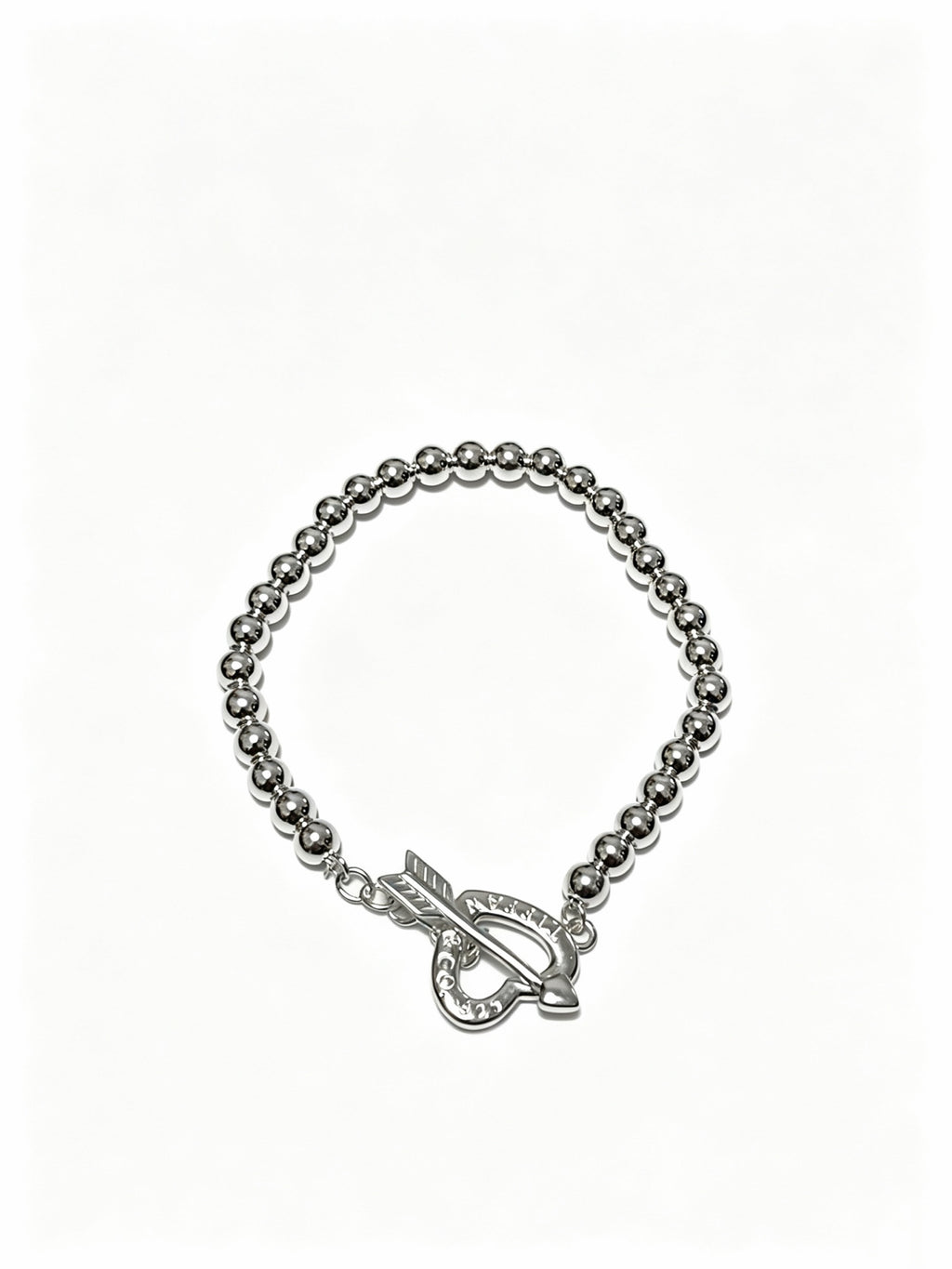 Signature Motif Bracelet in Silver-Tone – Vintage Detail – Design 73 side detail