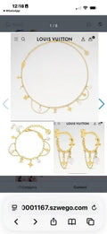 Letter Emblem Bracelet in Polished Metal-Tone – Design 015 main product view