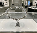 Geometric Emblem Bracelet in Polished Metal-Tone – Design 036 main product view
